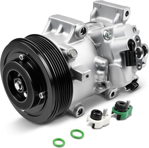 AC Compressor Compatible with Toyota Corolla 1.8L 2011 2012 2013 11 12 13, Matrix 1.8L 2013 13 Replacement for 178322 in Kuwait