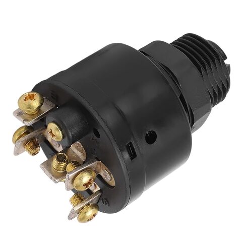 Ignition Key Switch, Heavy Duty 390133 6 Screw with 2 Keys for Inboard Outboard Powered Boats in Kuwait