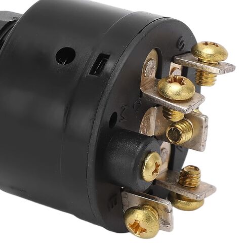 Ignition Key Switch, Heavy Duty 390133 6 Screw with 2 Keys for Inboard Outboard Powered Boats in Kuwait