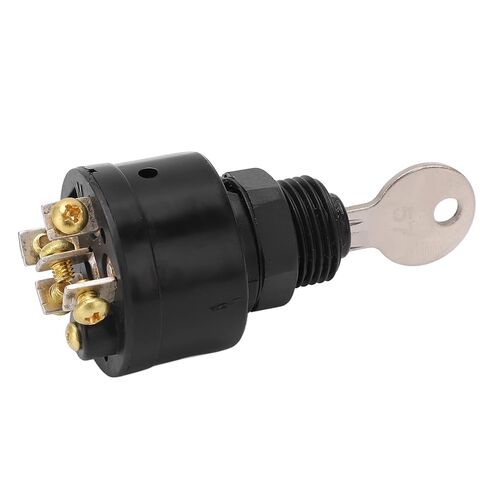 Ignition Key Switch, Heavy Duty 390133 6 Screw with 2 Keys for Inboard Outboard Powered Boats in Kuwait