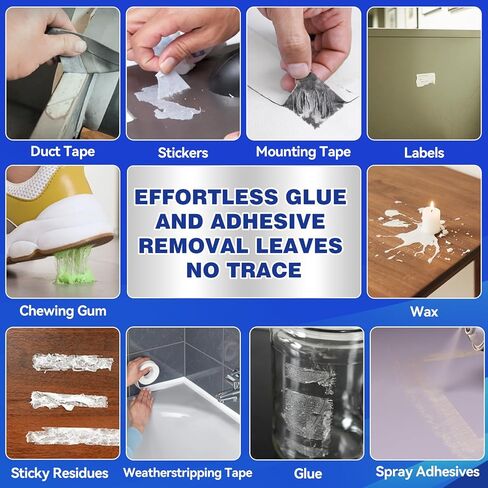 Adhesive Remover, Powerful Sticker Remover Spray with Scraper, Glue Remover for Windows, Glass, Plastic, Carpet, Rapidly Removes Sticker, Glue, Tape, Labels Remover and Car Sticker Remover in Kuwait