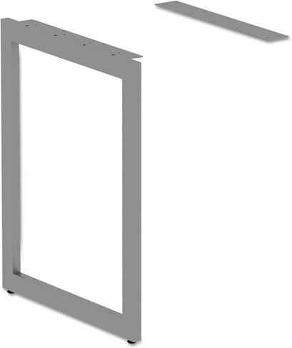 Alera alera Open Office Series o-Leg Return Base, Fully Adjustable, 36 to 70.78w x 23.38d x 28.5h, Silver in Kuwait