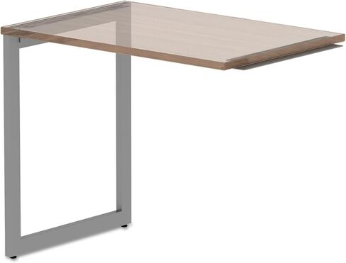 Alera alera Open Office Series o-Leg Return Base, Fully Adjustable, 36 to 70.78w x 23.38d x 28.5h, Silver in Kuwait