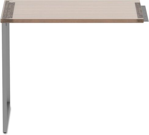 Alera alera Open Office Series o-Leg Return Base, Fully Adjustable, 36 to 70.78w x 23.38d x 28.5h, Silver in Kuwait