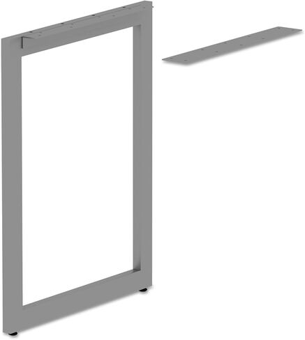 Alera alera Open Office Series o-Leg Return Base, Fully Adjustable, 36 to 70.78w x 23.38d x 28.5h, Silver in Kuwait
