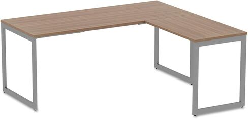 Alera alera Open Office Series o-Leg Return Base, Fully Adjustable, 36 to 70.78w x 23.38d x 28.5h, Silver in Kuwait