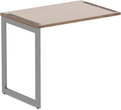 Alera alera Open Office Series o-Leg Return Base, Fully Adjustable, 36 to 70.78w x 23.38d x 28.5h, Silver in Kuwait