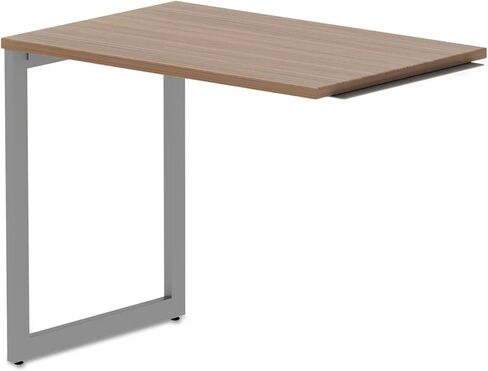 Alera alera Open Office Series o-Leg Return Base, Fully Adjustable, 36 to 70.78w x 23.38d x 28.5h, Silver in Kuwait