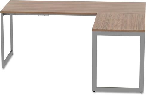 Alera alera Open Office Series o-Leg Return Base, Fully Adjustable, 36 to 70.78w x 23.38d x 28.5h, Silver in Kuwait