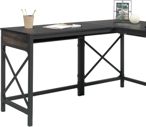 Desk Return 36" - Brown 36-Inch L-Shaped Home Office Modern, Compact, Easy-Install in Kuwait