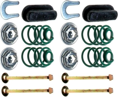 طقم تثبيت لقمة فرامل الطبل الخلفي لسيارة Ford Mustang 3.3L 1979 1980 1981 1982، لسيارة Mustang 3.8L 1983 1984 1985 1986، لسيارة Ranger 3.0L 1991 1992 1993 1994 يستبدل # H4075، H40942، عبوة واحدة in Kuwait
