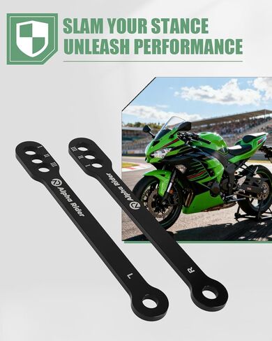 for Kawasaki ZX-6R Lowering Links 3-Position | 2005-2025 | ZX-10R ZX-12R ZX-9R | CNC Billet Aluminum Slam Kit in Kuwait