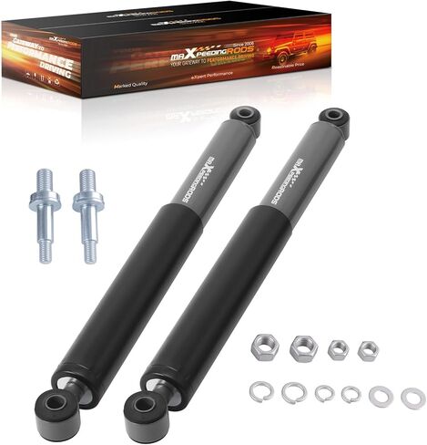 maXpeedingrods 4-7" Rear Lowering Shock for Chevy C10/GMC C15 1973-1987, Upgraded G1 Nitrogen-charged Drop Shock Absorbers in Kuwait