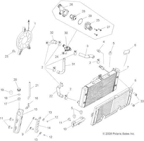 Polaris ATV Surge Tank، قطعة OEM الأصلية 5434856، الكمية 1 in Kuwait