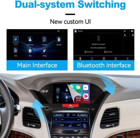 Wireless CarPlay Retrofit kit for Acura RLX ILX MDX RDX TLX Wireless CarPlay & Android Auto Module Accessories, Support Mirror Link, Camera, Built-in Microphone WZAC-1 in Kuwait