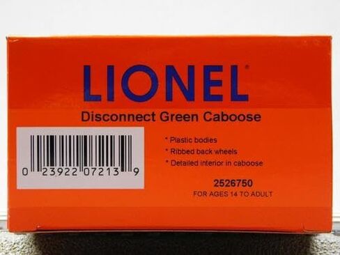 LIONEL Disconnect Green Caboose #50 O Gauge Train CAR 2526750 in Saudi Arabia