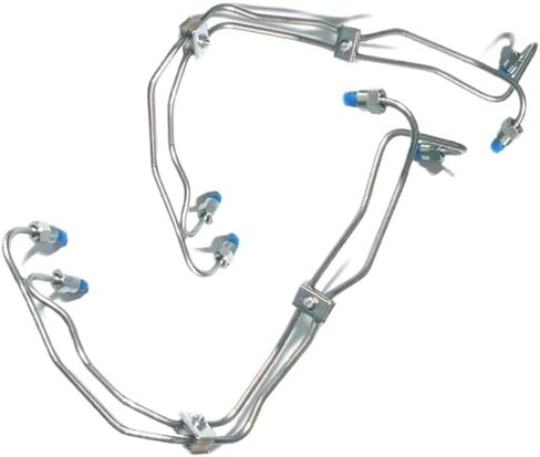خطوط حاقن الوقود مع مشابك خطية متوافقة مع محرك Cummins 3.9L 4BT 12mm VE Pump Diesel 3960725 3960726 in Kuwait