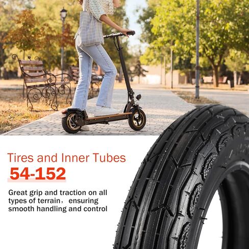 مجموعة الإطارات والأنابيب الداخلية 10x2/54-152، إطار سكوتر 10x2 مع صمام 90 درجة متوافق مع GOTRAX G4 GMAX/ULTRA TOUR XP، بديل للسكوتر الإلكتروني، لوح التزلج، التوازن الذاتي، دراجات الأطفال in Kuwait