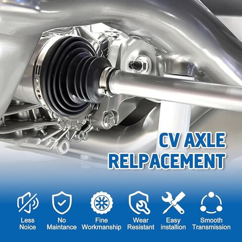 مجموعة محور السيرة الذاتية الخلفية اليسرى واليمنى من KLV متوافقة مع 2015 2016 2017 2018 Honda Foreman Rubicon 500 2015 2016 2017 2018 Honda Rancher 420 42250-HR6-A61 42220-HR6-A61 in Kuwait