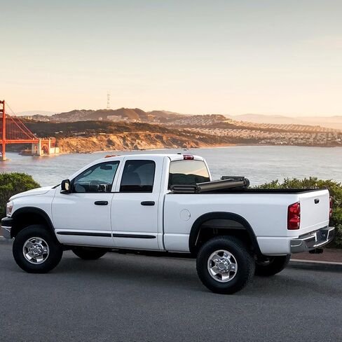 AUTOSAVER88 Soft Quad-fold Truck Bed Tonneau Cover Fit for 2007-2026 Chevy Silverado/GMC Sierra 1500 New Body 5.8 ft Bed in Kuwait
