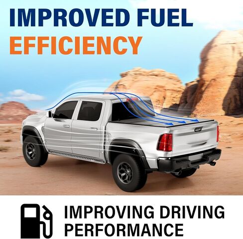 FRP Hard Tri-fold Tonneau Cover Fold Truck Bed Covers Compatible with 2009-2026 Dodge Ram 1500 & 2500 5' 7" Bed Without Ram Box (67.4") in Kuwait