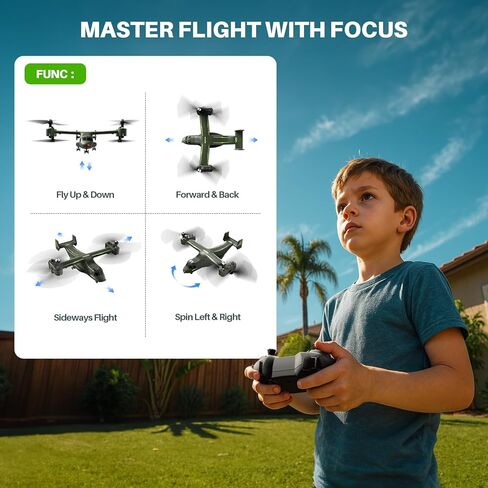 طائرة SYMA X550 RC، طائرة تحكم عن بعد 4 قنوات مع سرعة عالية/منخفضة، إقلاع/هبوط بمفتاح واحد، أوضاع الطيران المثيرة، هدية طائرة نموذجية للجيش للأطفال والمبتدئين والكبار in Kuwait