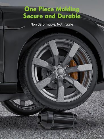 AUTOPTIM M12x1.5 Spline Lug Nuts - Replacement for Honda Accord CRV Civic Pilot Chevy Impala Malibu Acura Aftermarket Wheel, Black 20pc 6 Point Closed End Short Nuts with 1 Socket Key in Kuwait