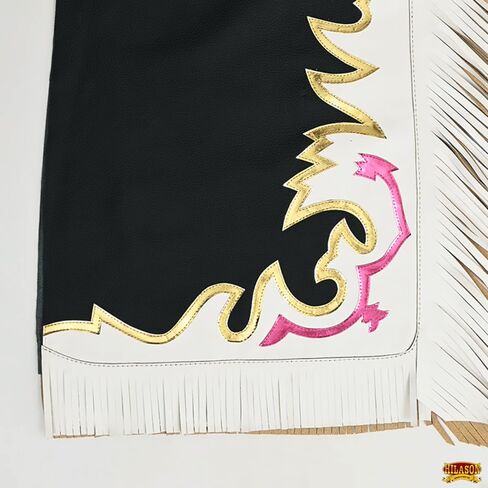 HILASON Bull Riding Genuine Leather Rodeo Western Chaps | for Men and Women Unisex in Kuwait