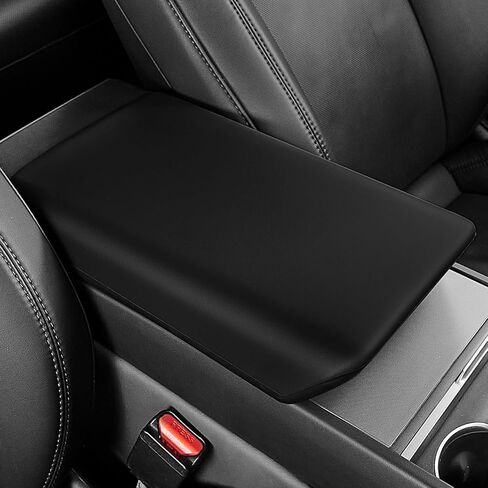 JOYTUTUS Center Console Armrest Cover for Tesla Model Y Juniper 2025 2026 and Tesla Model 3 Highland 2024 2025 2026(Standard, Premium & Performance) - Black in Kuwait