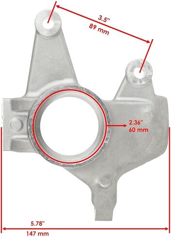 ATV UTV Parts For Front Left Wheel Knuckle w/Bearing For Outlander 570/ MAX 570 2016-2020 Model-VN51-ZT4632 in Kuwait
