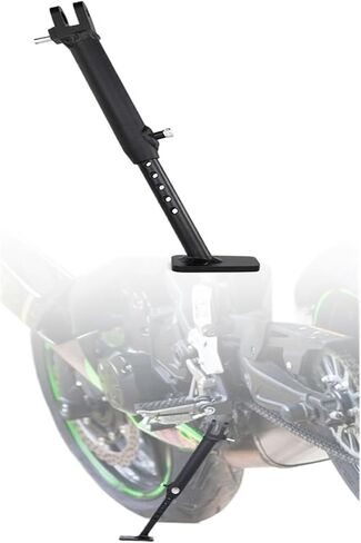 رف دعم للدراجات النارية مناسب لدراجات Kawasaki Ninja ZX-6R ZX6R 2013-2026 حامل جانبي قابل للتعديل (أسود) in Kuwait