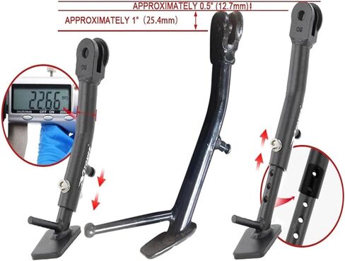 Fit For Honda NC750X 2021-2026 Motorcycle Adjustable Kickstand Steel Side Stand Holder Parking Rack Support in Kuwait