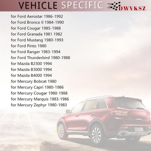 استبدال طقم تثبيت لقمة فرامل الطبل الخلفي لسيارة Ford Ranger 4.0L 1990 1991 1992 1993 1994، لسيارة Mercury Marquis 2.3L 1983 1984 1985 1986، لسيارة Marquis 3.8L 1983 1984 1985 1986، عبوة واحدة in Kuwait