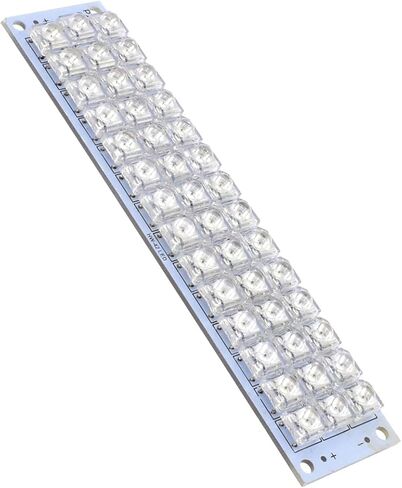 2 قطعة لوحة إضاءة LED حمراء 12 فولت، 24 قطعة مصابيح LED لسمكة البيرانا، 2 وات، 79 × 28 × 10 مم، لإضاءة المركبات والبحرية in Kuwait