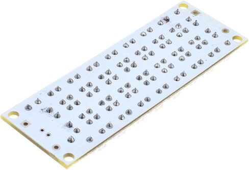 2 قطعة لوحة إضاءة LED حمراء 12 فولت، 24 قطعة مصابيح LED لسمكة البيرانا، 2 وات، 79 × 28 × 10 مم، لإضاءة المركبات والبحرية in Kuwait