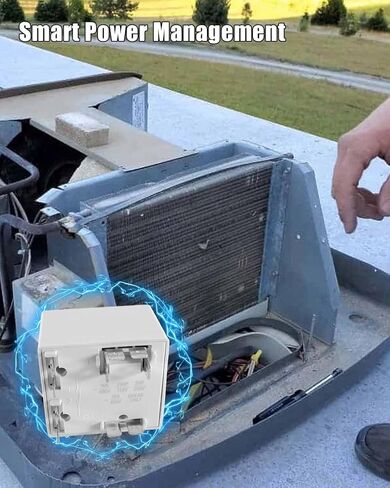 1497-9051 RV Start Relay 115V/230V متوافق مع ضاغط تكييف الهواء Coleman Mach 1 Mach 3 RV استبدال 1497-4131، 1497-415، 6258-3071 in Kuwait