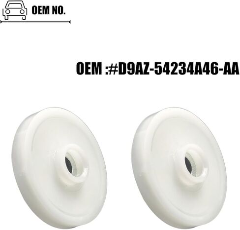 2PCS Front Door Glass Retainers Compatible with Ford Ranger Crown Mustang Taurus Lincoln Mercury 1990-2011, Window Regulator Spacers for D9AZ-54234A46-AA in Kuwait