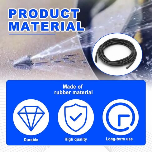 4 Meter Universal Car Windshield Washer Hose Tube Replacement Kit with 12 Connectors for Windshield Wiper Jet Nozzle Repair and Glass Washing System Maintenance in Kuwait