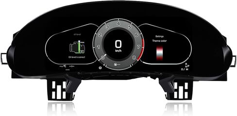 12.3" Digital Cluster for Porsche Cayenne 2005-2009, Car Gauge Wireless Carplay Dash with UI Styles, Aftermarket Automotive Dashboard Replacement Plug Play Panel in Kuwait