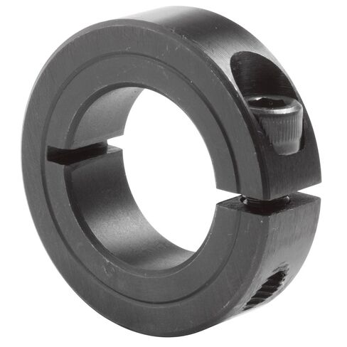 1C-025 Black Oxide Plated Steel One-Piece Clamping Collar, 1/4" Bore Size, 11/16" Outside Diameter, #4-40 x 3/8" Set Screw in Saudi Arabia
