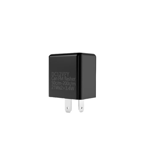 Safety Relay 2Pin Motorcycle L-ed Flasher Adjustable of Turn Blinker Relays Moto Accessories 1-20PCS Safety Control Relay(Orange-1PCS) in Kuwait