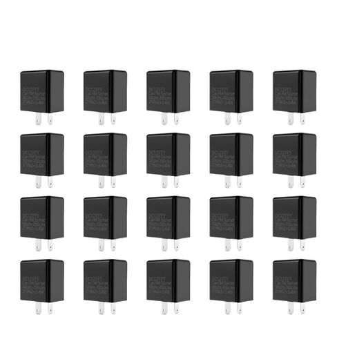 Safety Relay 2Pin Motorcycle L-ed Flasher Adjustable of Turn Blinker Relays Moto Accessories 1-20PCS Safety Control Relay(Orange-1PCS) in Kuwait
