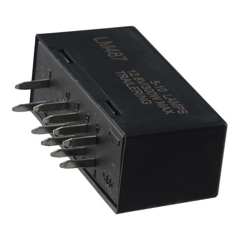 Durable 10 Pins Flasher Relay Plastic 3.5 * 2.8 * 7cm Compatible with 10383321 Metal LM487 AICNRUT in Saudi Arabia