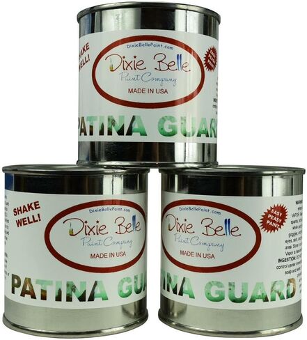 Dixie Belle Patina Guard Topcoat- 8 oz - Seal, Protect, Preserve - Rust Preventing Clear Sealant - DIY Projects, Patina Paint Sealer, + Easy to Use in Kuwait