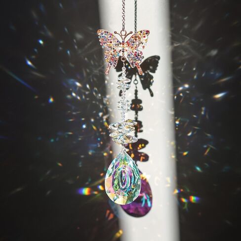 3pcs Animal-Shaped Colored Crystal Sunlight Catcher Set with Rhinestone Prism – Perfect for Window, Home, and Garden Decoration; Ideal Girl's Gift, Car, and Thanksgiving Decor in Kuwait