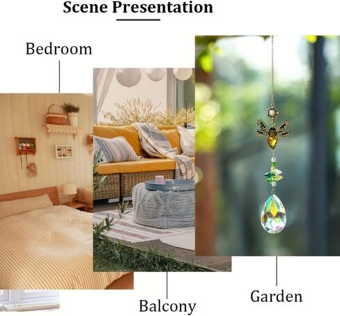 3pcs Animal-Shaped Colored Crystal Sunlight Catcher Set with Rhinestone Prism – Perfect for Window, Home, and Garden Decoration; Ideal Girl's Gift, Car, and Thanksgiving Decor in Kuwait