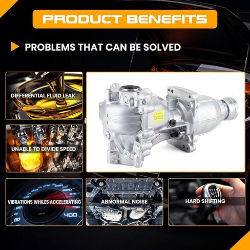 CV6W4B025DF Rear Differential Assembly Fit for Ford Escape Kuga 1.5T/1.6T/2.0T 2013-2019 for Edge 2.0T AWD 2007-2021 for Fusion 2013-2020 for Lincoln MKC 2015-2019 for MKZ 2.0L 2013-2020 Replace in Kuwait