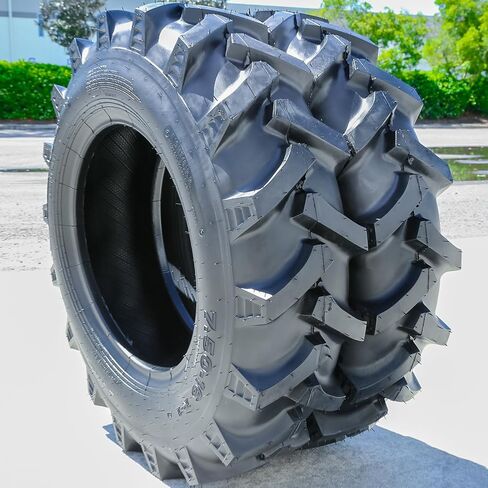 Forerunner QH611 Tractor All-Season Tire - 7.5-16 7.5X16 Load Range 8-Ply (TT) BSW Black Side Wall, Set of 2 in Kuwait
