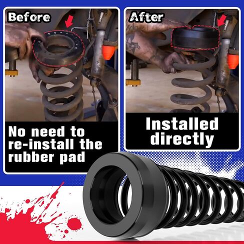 KSP 3" Leveling Lift Kits for Silverado 1500 1999-2006, 3inch Front Suspension Lift Kit Compatible With Ch-e-vy GMC Sierra 1500 2WD, 2pcs PU Coil Spring Spacer Raise 3in on Che/vro/let Truck Chassis in Kuwait