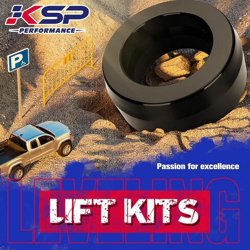 KSP 3" Leveling Lift Kits for Silverado 1500 1999-2006, 3inch Front Suspension Lift Kit Compatible With Ch-e-vy GMC Sierra 1500 2WD, 2pcs PU Coil Spring Spacer Raise 3in on Che/vro/let Truck Chassis in Kuwait